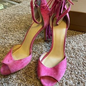 Botkier Pink Suede Pumps